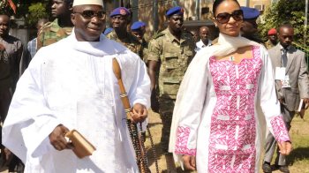 Dictator Yahya Jammeh and his Gold Digger Wife Zinab Suma